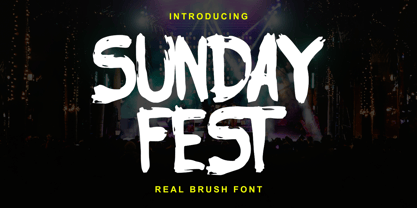 Sunday Fest Font Poster 1