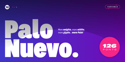 Palo Nuevo Font Poster 1