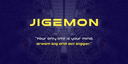 Jigemon Font Poster 7