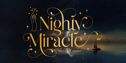 Glittory Font Poster 3