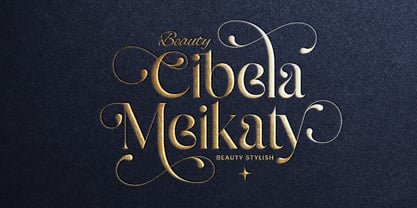 Glittory Font Poster 2