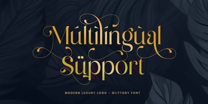 Glittory Font Poster 13