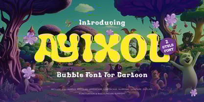 Ayixol Font Poster 1