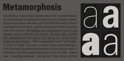 Minimalized Font Poster 2