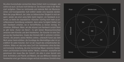 Minimalized Font Poster 7