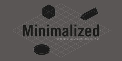 Minimalized Font Poster 1