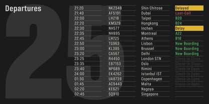 Minimalized Font Poster 9