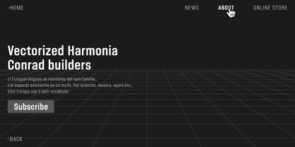 Minimalized Font Poster 4