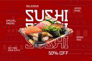 Banshou Font Poster 4