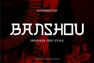 Banshou Font Poster 1