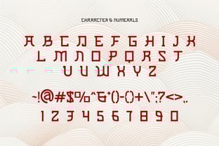 Banshou Font Poster 2
