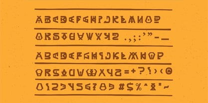 Axubies Font Poster 3