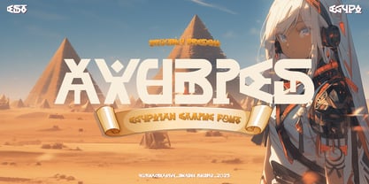 Axubies Font Poster 1