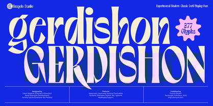 Gerdishon Font Poster 1