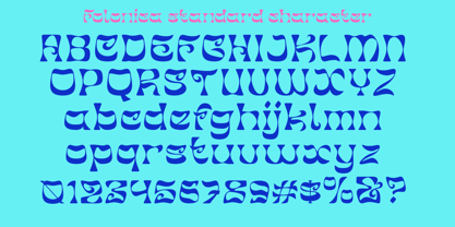 Folonica Font Poster 3