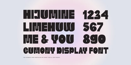 FH Gumony Font Poster 2