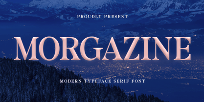 Morgazine Font Poster 1