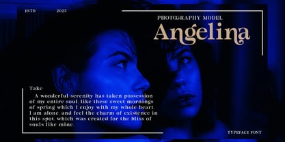 Morgazine Font Poster 2