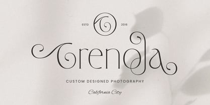 Rosaria Font Poster 2