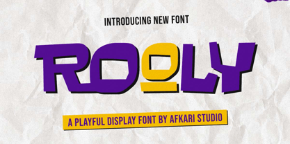 Rooly Font Poster 1