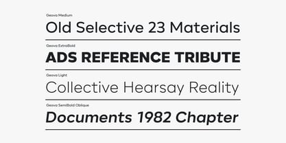 Geova Font Poster 11