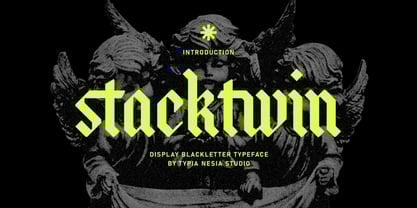 Stacktwin Font Poster 1
