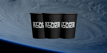 Echo Blitz Font Poster 7