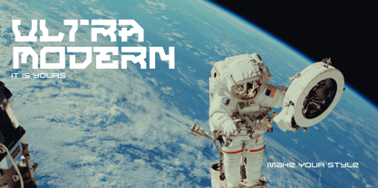 Echo Blitz Font Poster 3