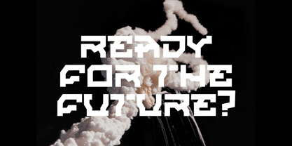 Echo Blitz Font Poster 9