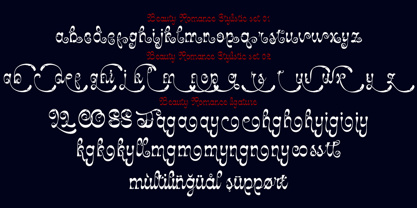 Beauty Romance Font Poster 9