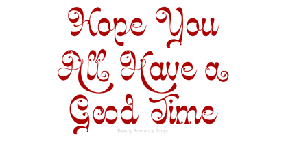 Beauty Romance Font Poster 10