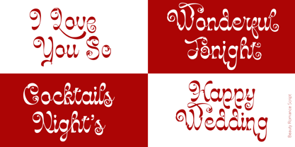 Beauty Romance Font Poster 4