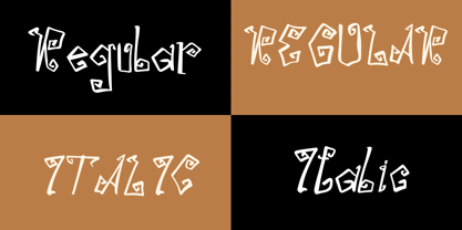 Unique Old Font Poster 3