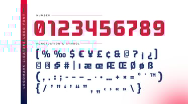 Logomark SS Font Poster 11