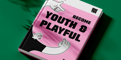 DT Youthy Bold Font Poster 3