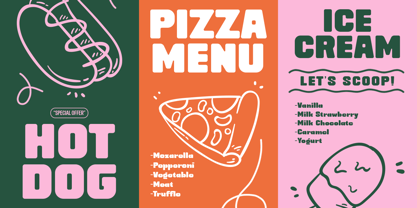 DT Youthy Bold Font Poster 6