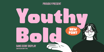 DT Youthy Bold Font Poster 1