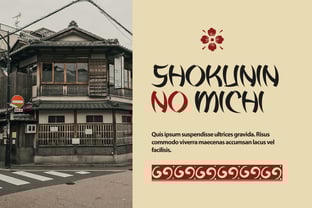 Aokishi Font Poster 3