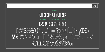 Glitchcraft Font Poster 8