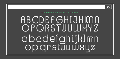 Glitchcraft Font Poster 7
