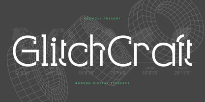Glitchcraft Font Poster 1