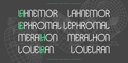 Glitchcraft Font Poster 5