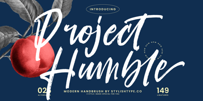 Project Humble Font Poster 1