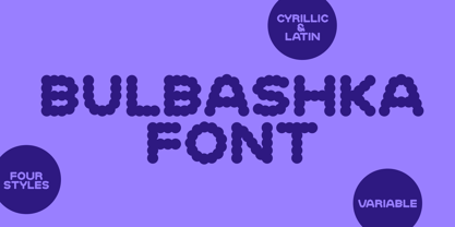 Bulbashka Font Poster 1