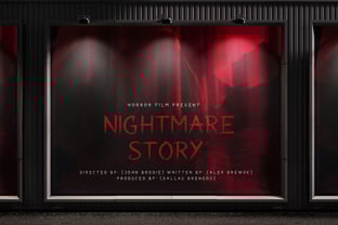 Void Scrawl Font Poster 3