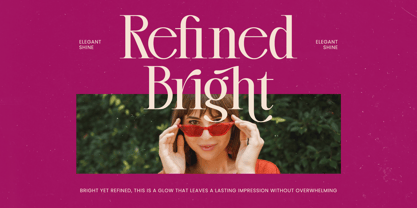 Magenta Rosalia Font Poster 6