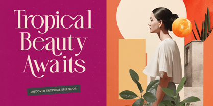 Magenta Rosalia Font Poster 8