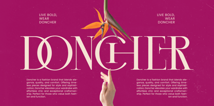 Magenta Rosalia Font Poster 3
