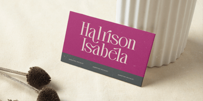 Magenta Rosalia Font Poster 12