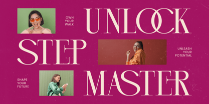 Magenta Rosalia Font Poster 11